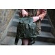 Rucksack Large Olive Green Leather